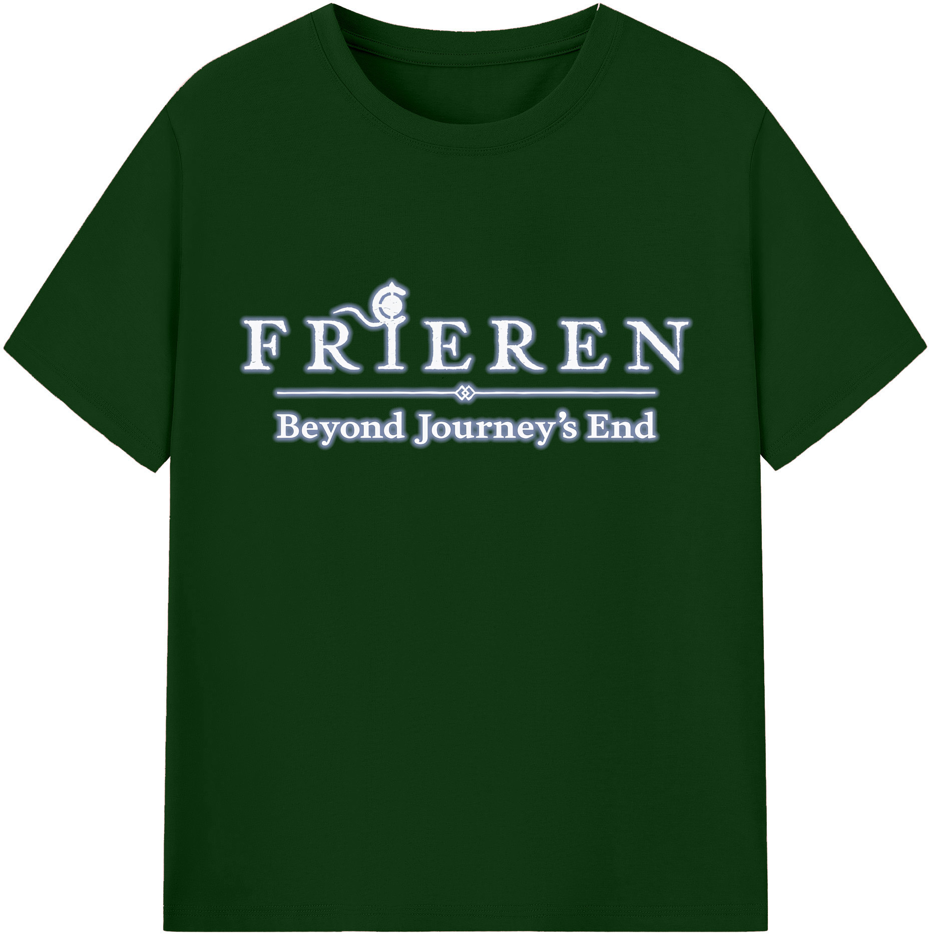 （画像用） 葬送のフリーレン Frieren 綿100％半袖Tシャツ（フロントプリント）